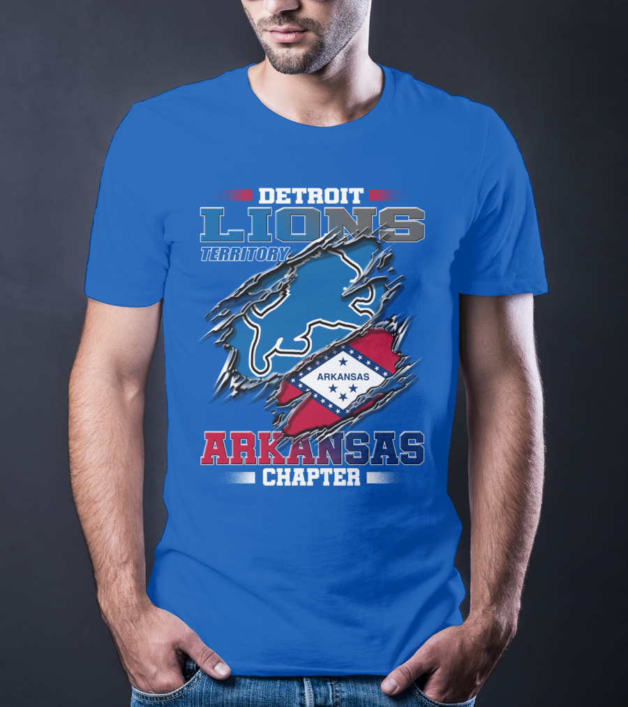 Detroit Lions Territory Arkansas Chapter T-Shirt