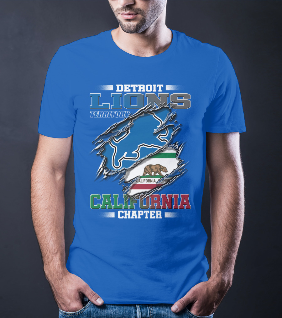 Detroit Lions Territory California Chapter T-Shirt