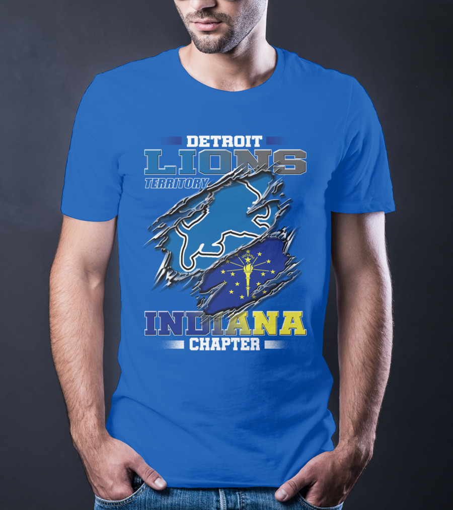 Detroit Lions Territory Indiana Chapter T-Shirt