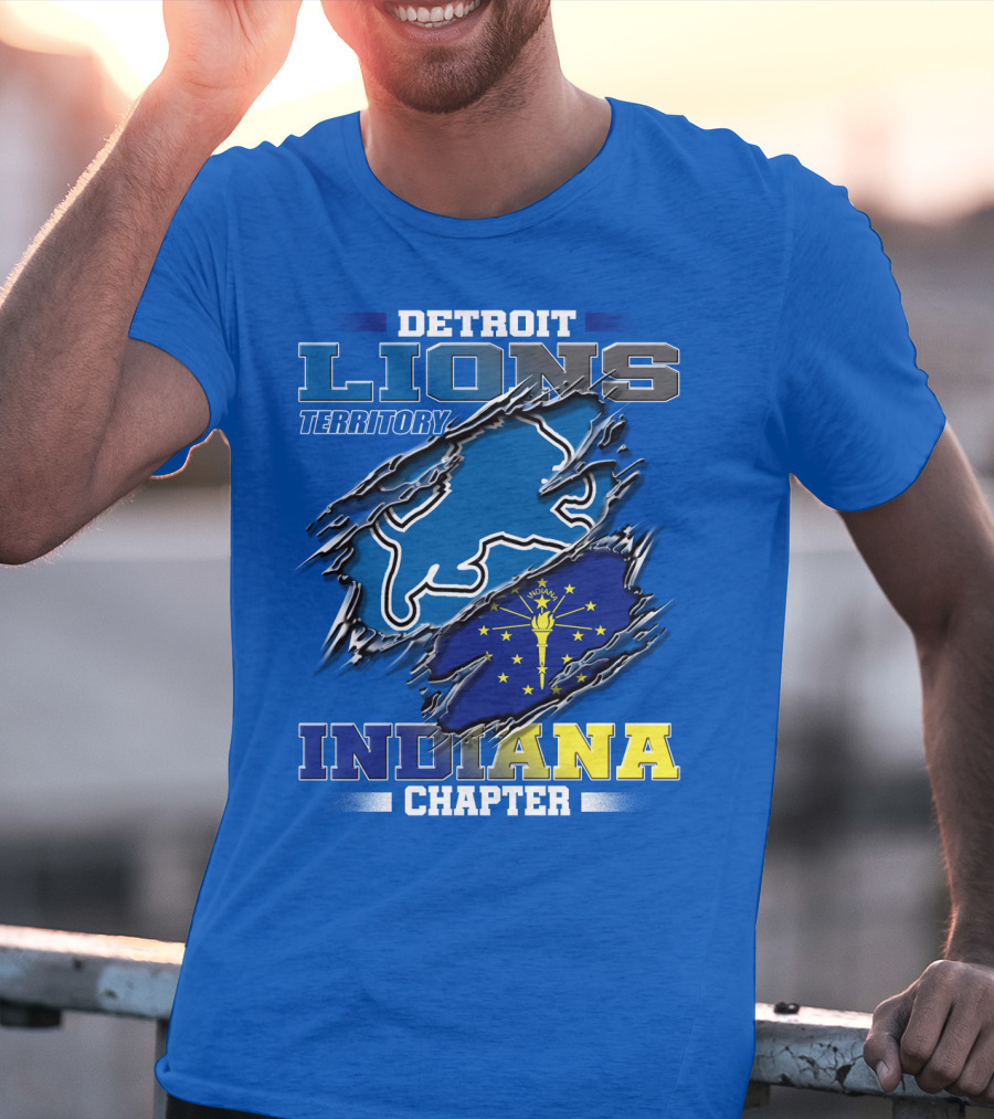Detroit Lions Territory Indiana Chapter T-Shirt