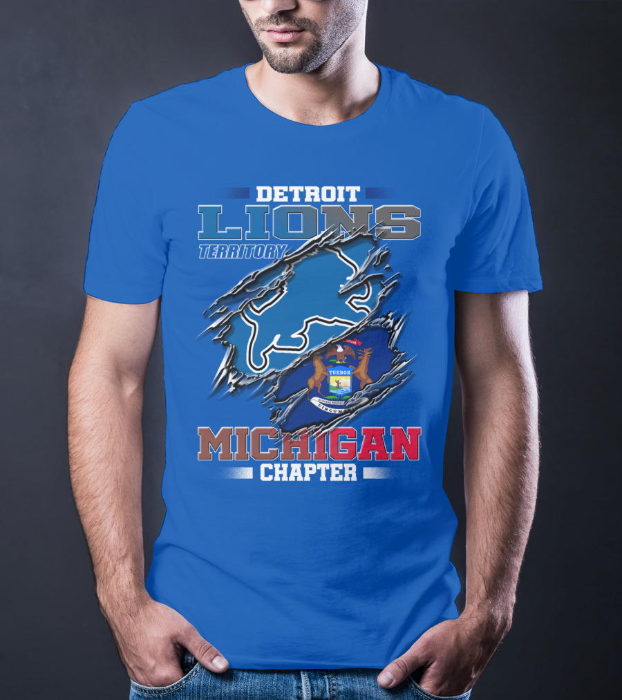Detroit Lions Territory Michigan Chapter T-Shirt