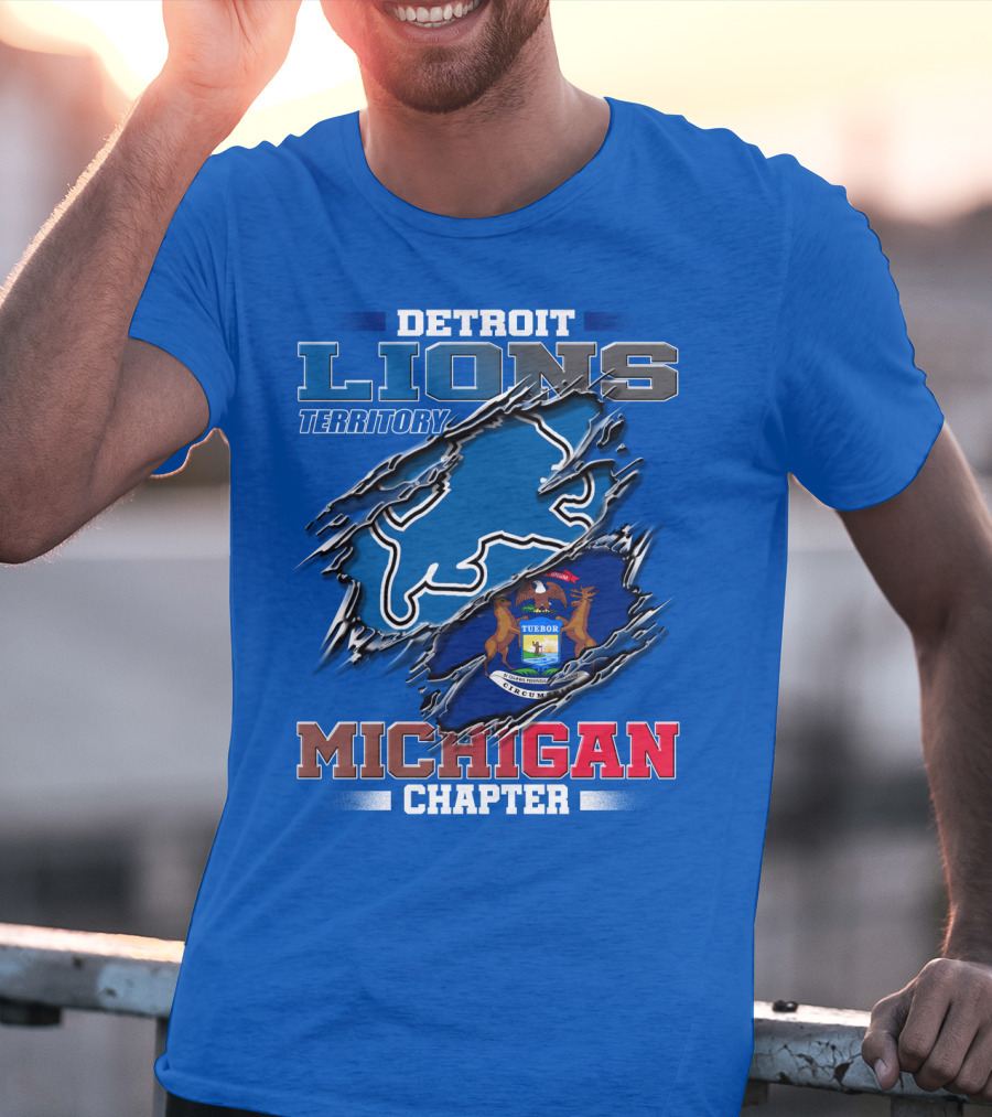 Detroit Lions Territory Michigan Chapter T-Shirt