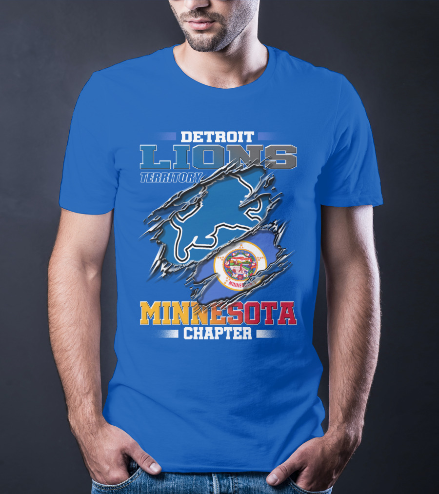 Detroit Lions Territory Minnesota Chapter T-Shirt