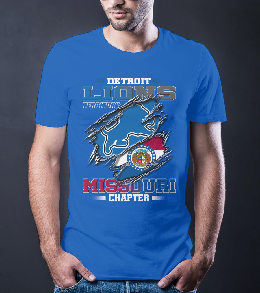 Detroit Lions Territory Missouri Chapter T-Shirt