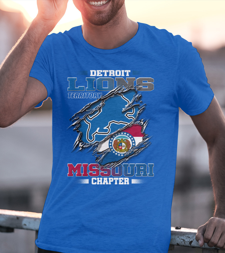 Detroit Lions Territory Missouri Chapter T-Shirt