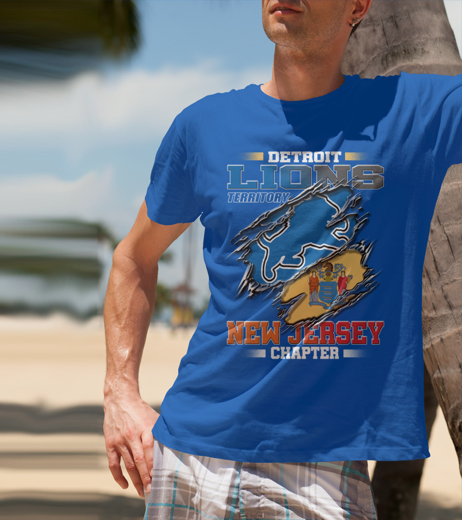 Detroit Lions Territory New Jersey Chapter T-Shirt
