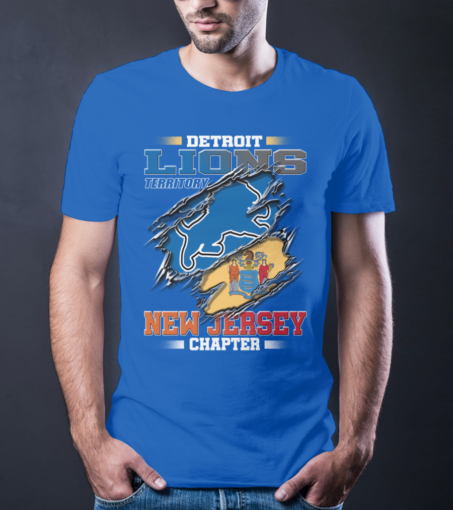 Detroit Lions Territory New Jersey Chapter T-Shirt