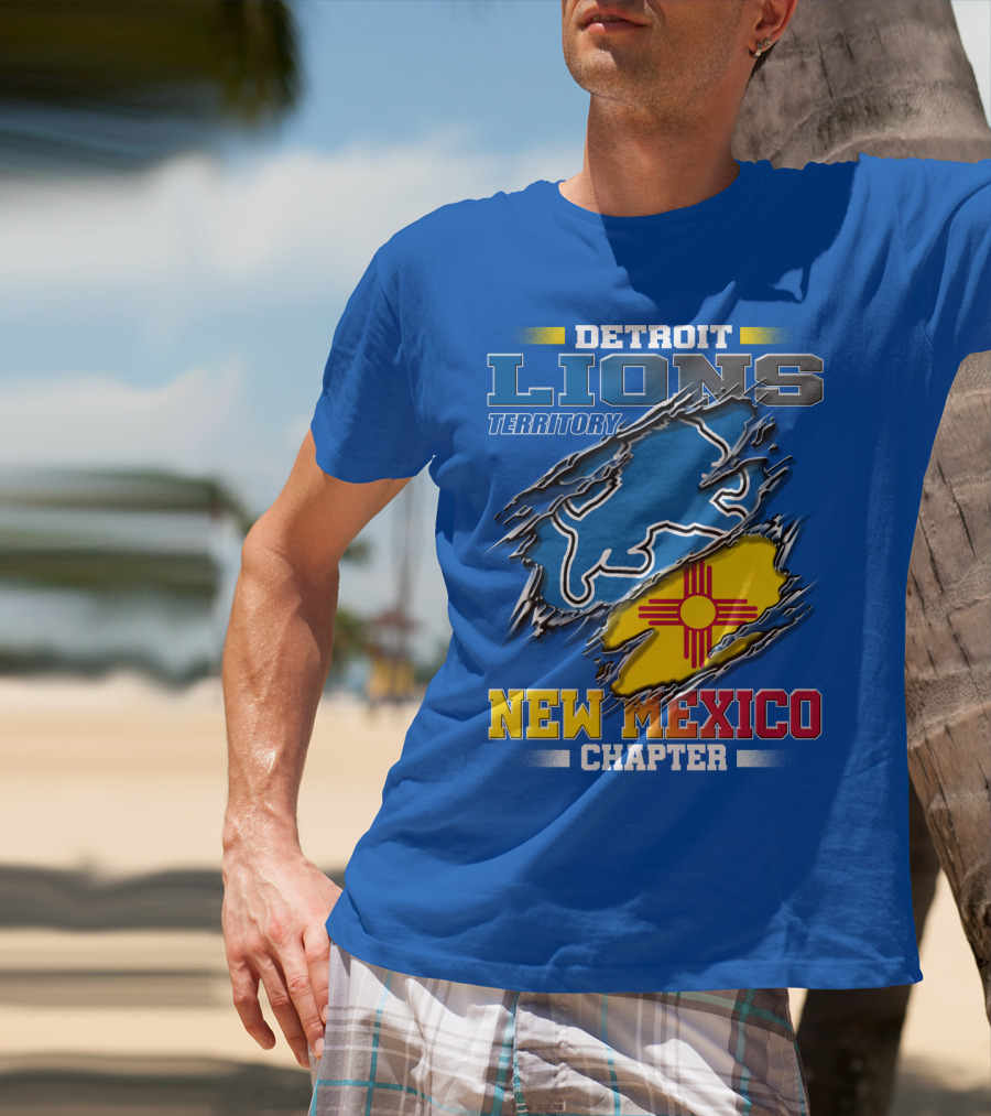 Detroit Lions Territory New Mexico Chapter T-Shirt