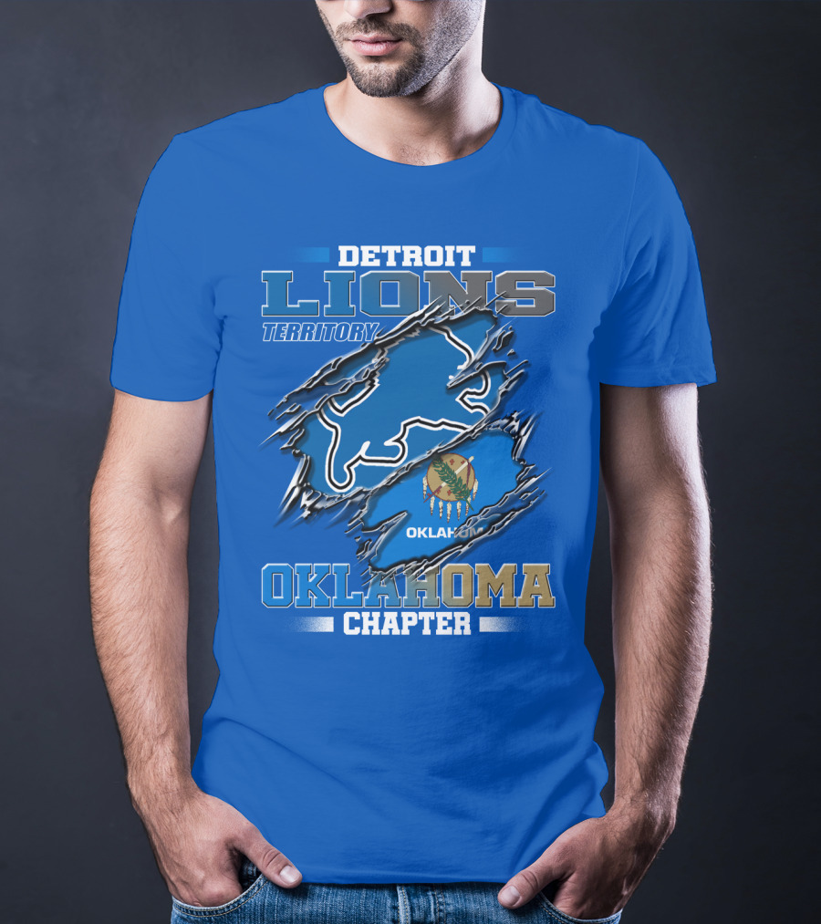 Detroit Lions Territory Oklahoma Chapter T-Shirt