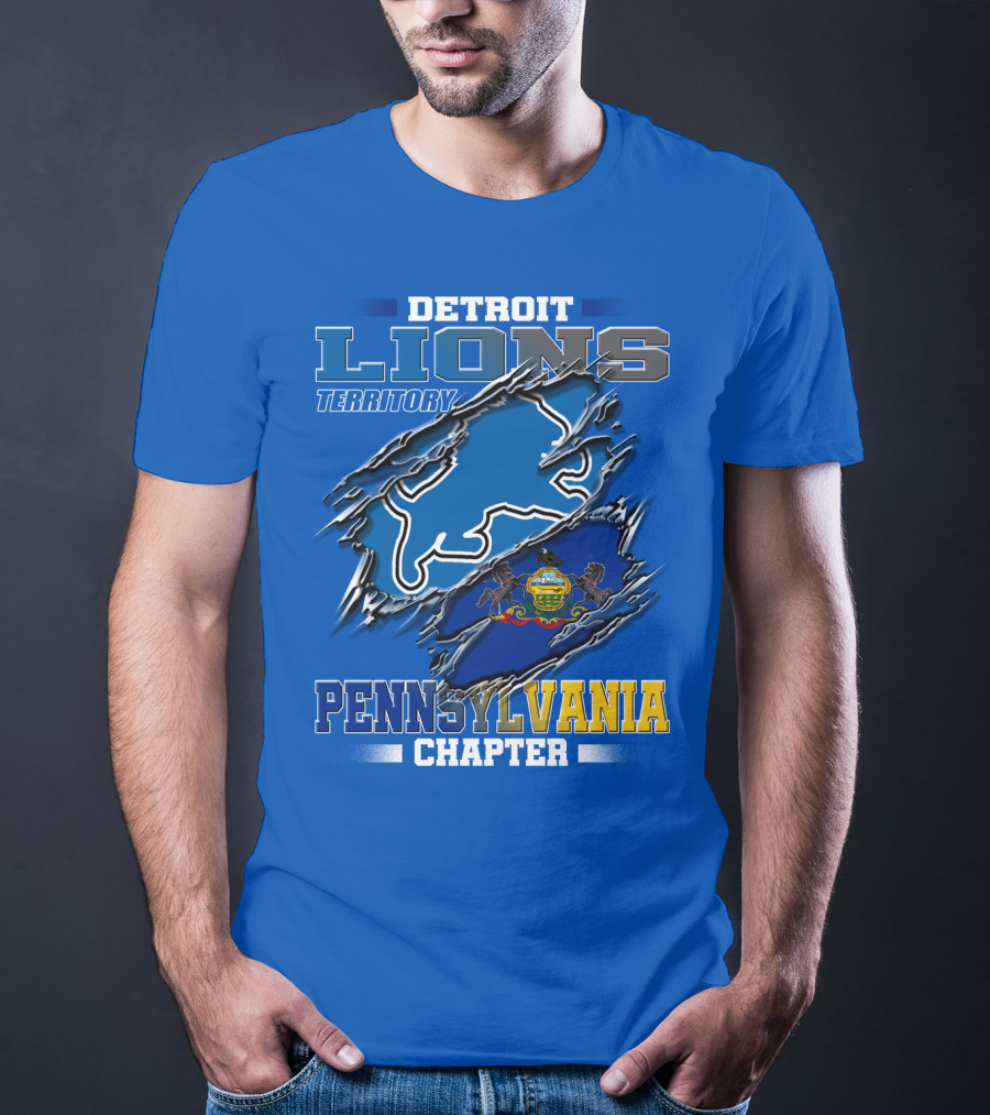 Detroit Lions Territory Pennsylvania Chapter T-Shirt