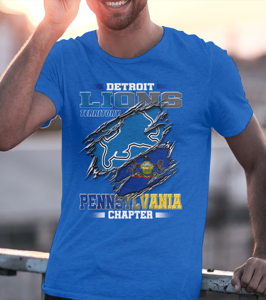 Detroit Lions Territory Pennsylvania Chapter T-Shirt