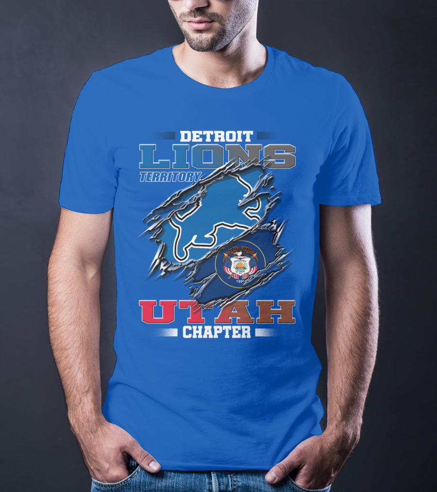 Detriot Lions Territory Utah Chapter T-Shirt