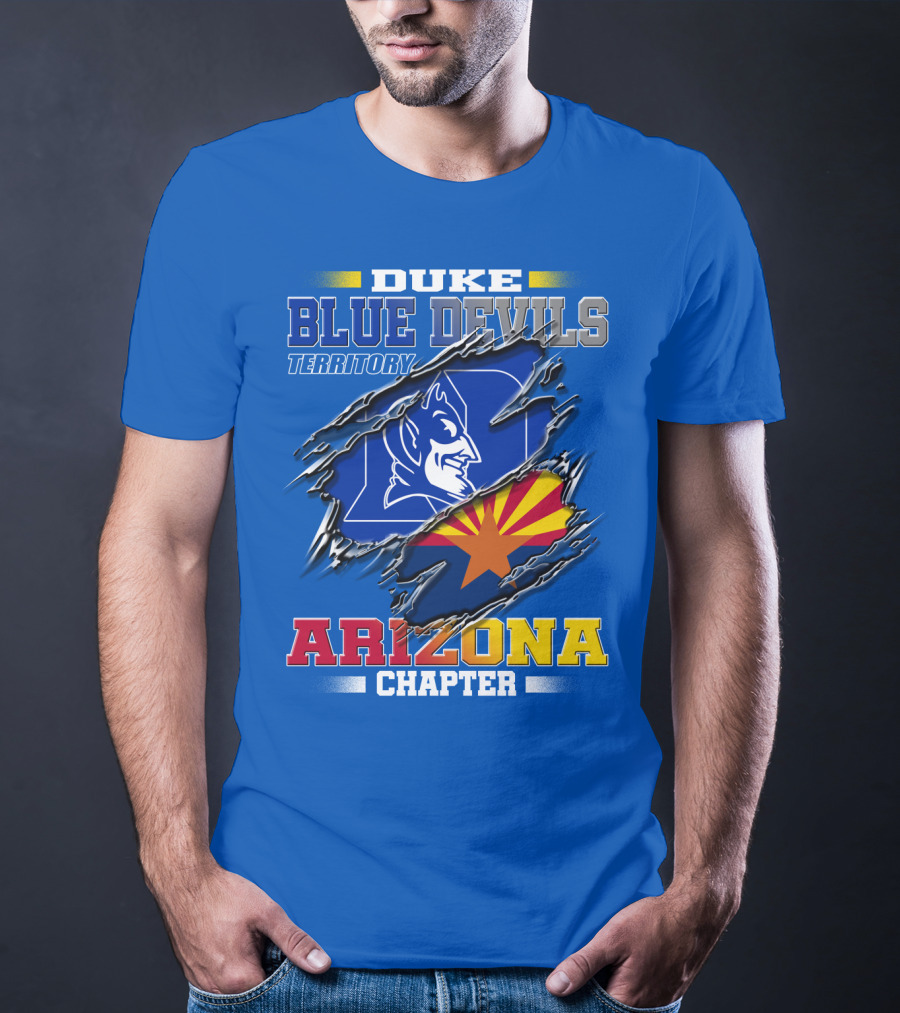 Duke Blue Devils Territory Arizona Chapter T-Shirt