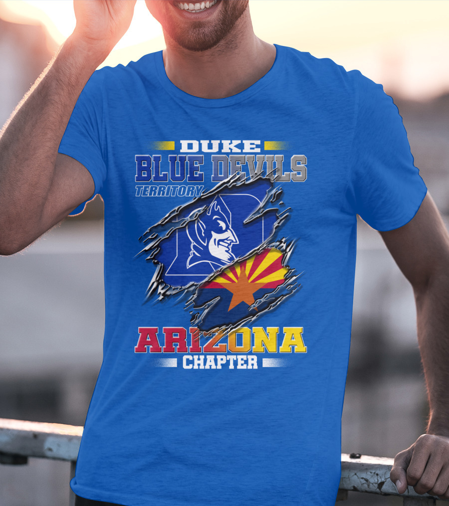 Duke Blue Devils Territory Arizona Chapter T-Shirt