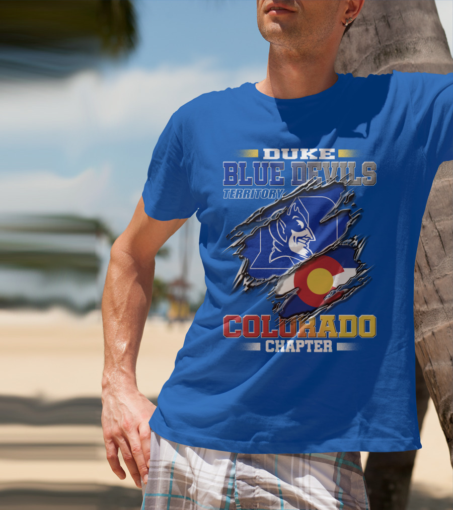Duke Blue Devils Territory Colorado Chapter T-Shirt