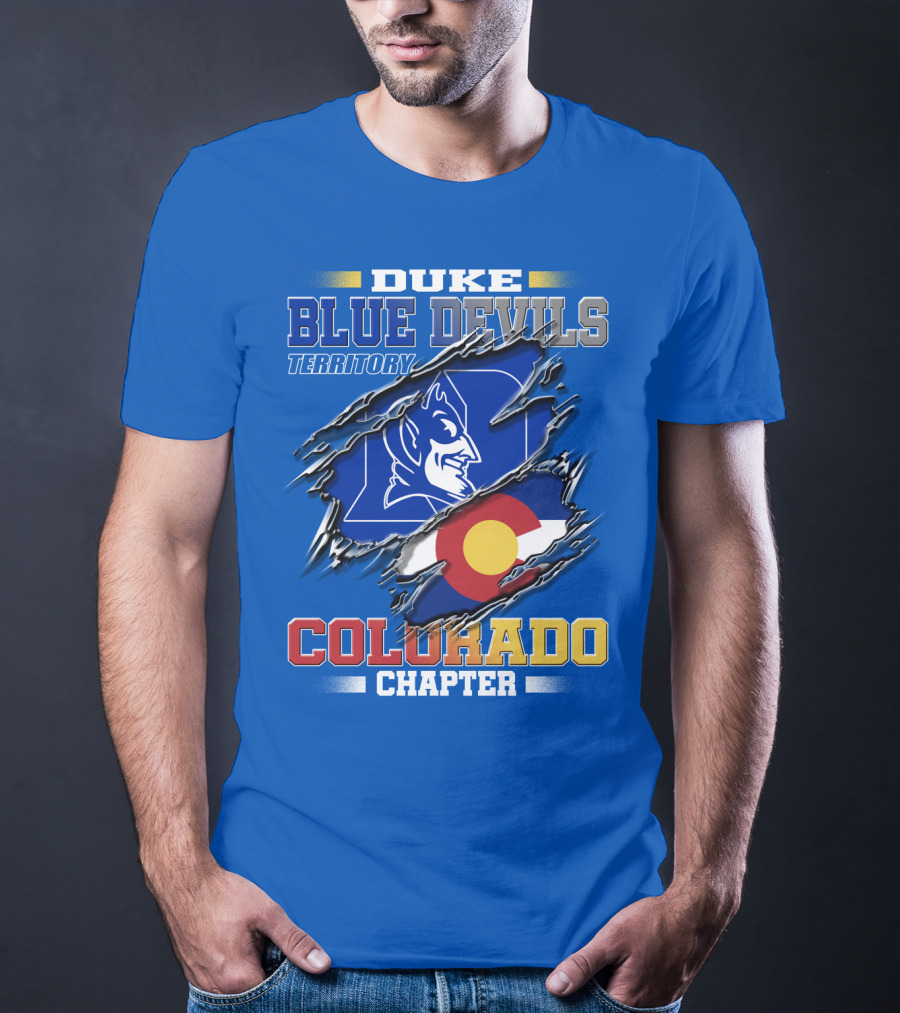 Duke Blue Devils Territory Colorado Chapter T-Shirt