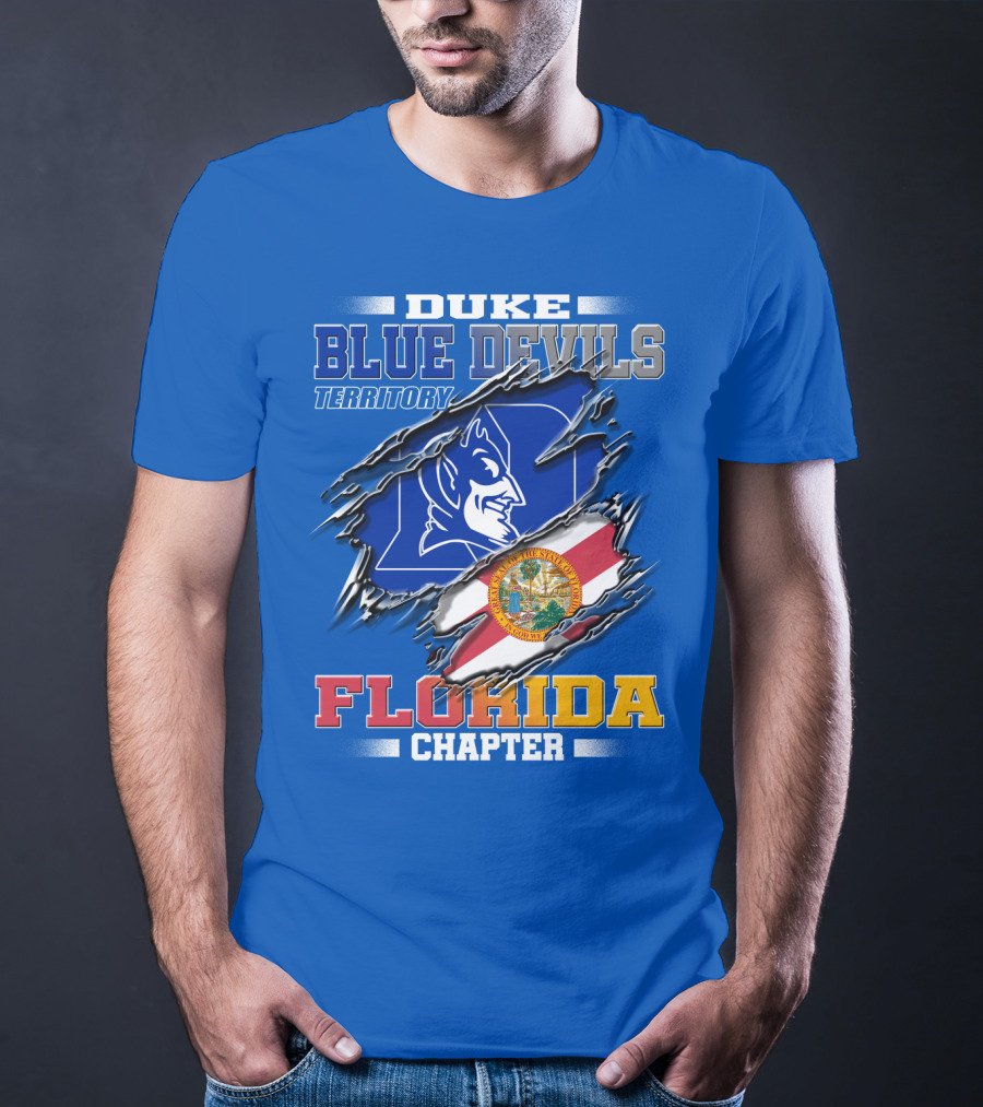 Duke Blue Devils Territory Florida Chapter T-Shirt