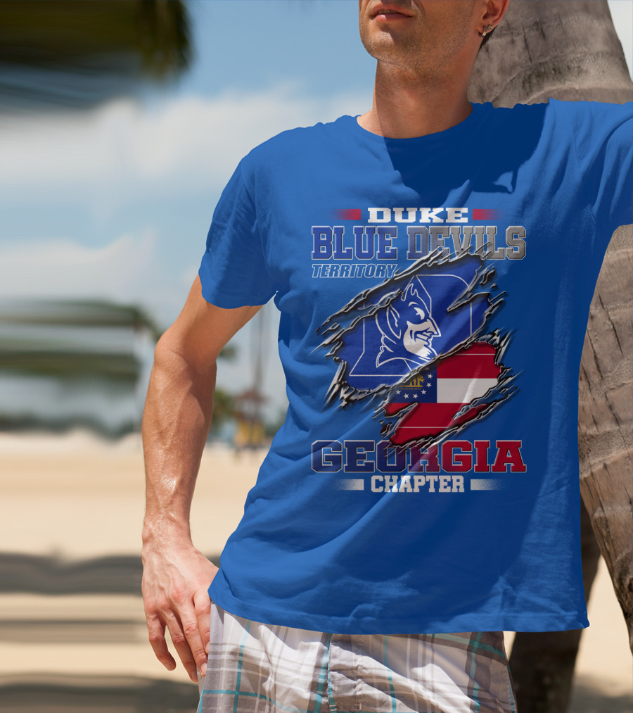 Duke Blue Devils Territory Georgia Chapter T-Shirt