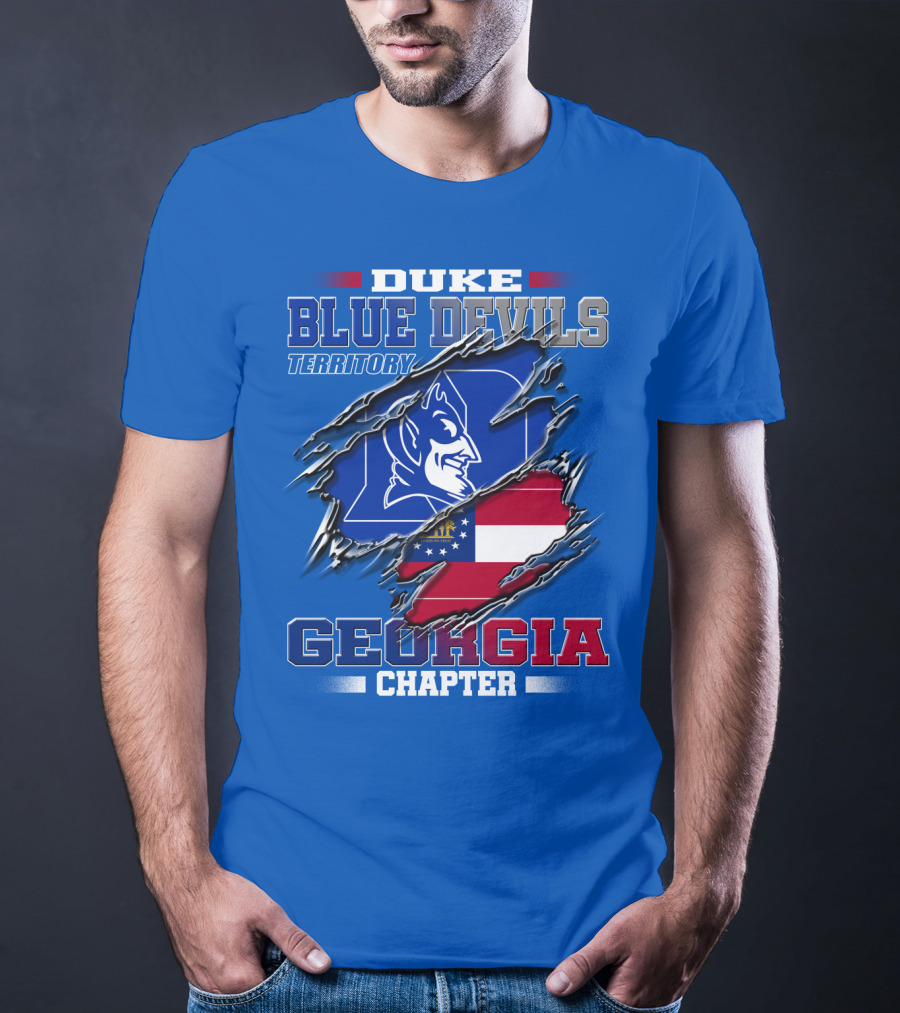 Duke Blue Devils Territory Georgia Chapter T-Shirt
