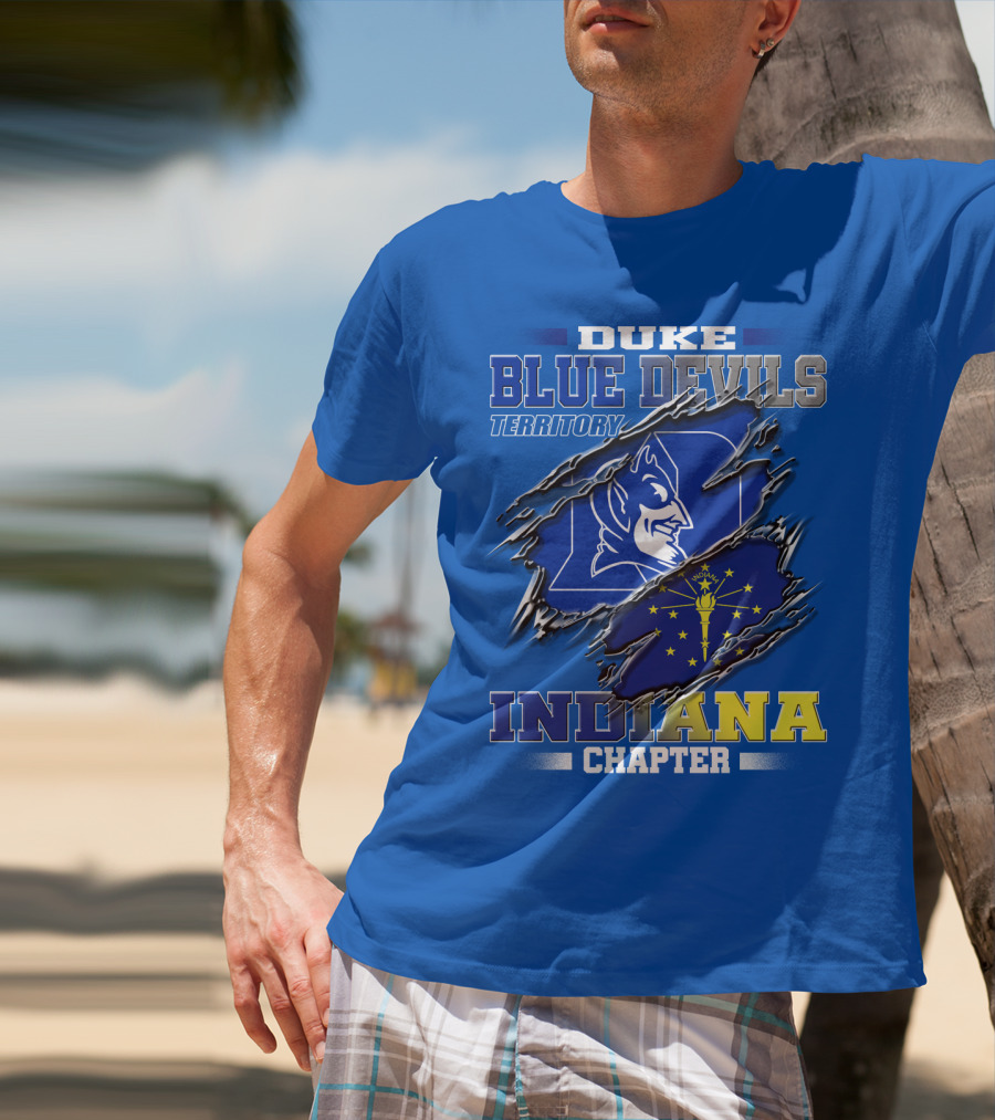 Duke Blue Devils Territory Indiana Chapter T-Shirt