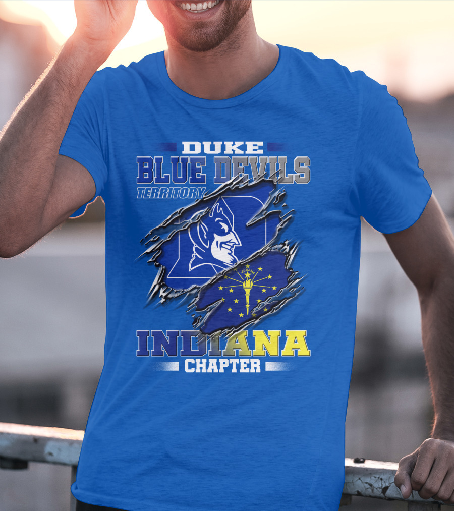 Duke Blue Devils Territory Indiana Chapter T-Shirt