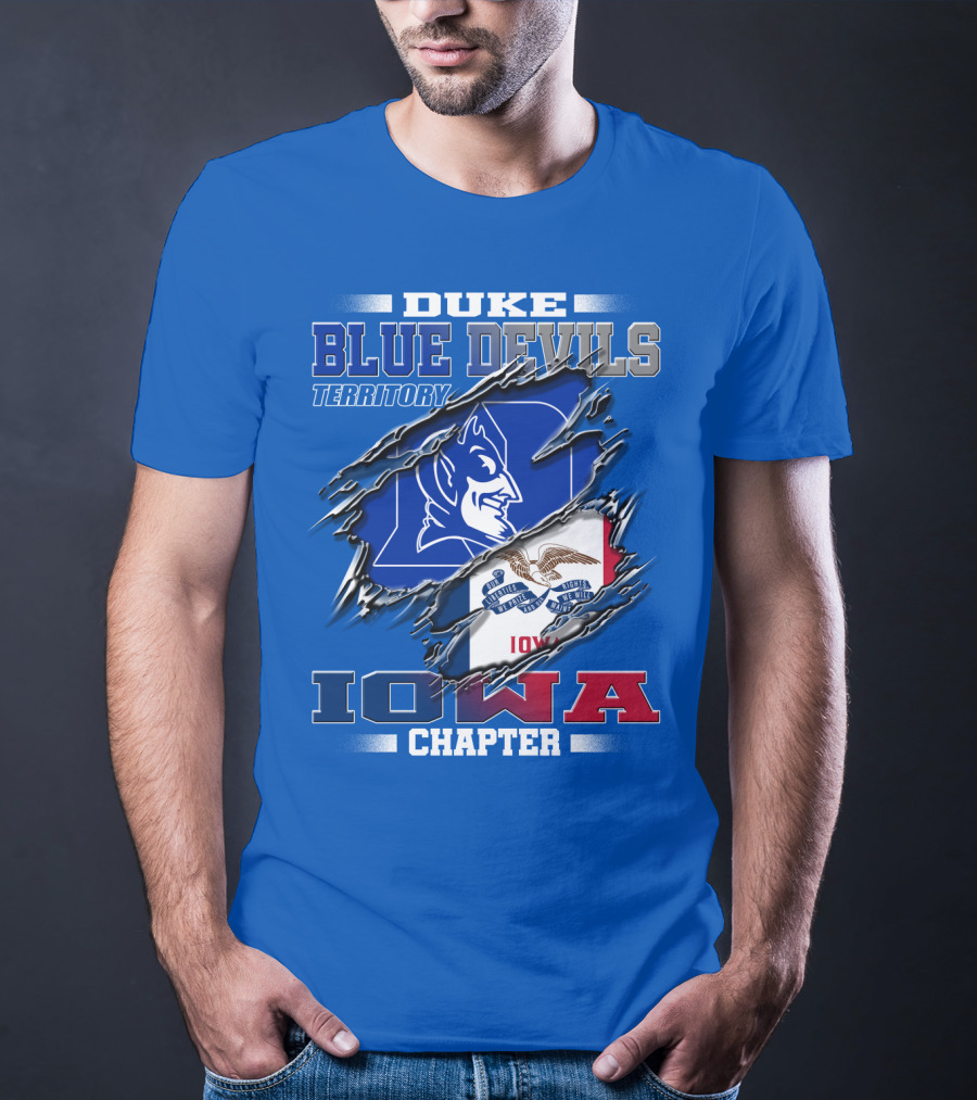 DUKE Blue Devils Territory Iowa Chapter T-Shirt