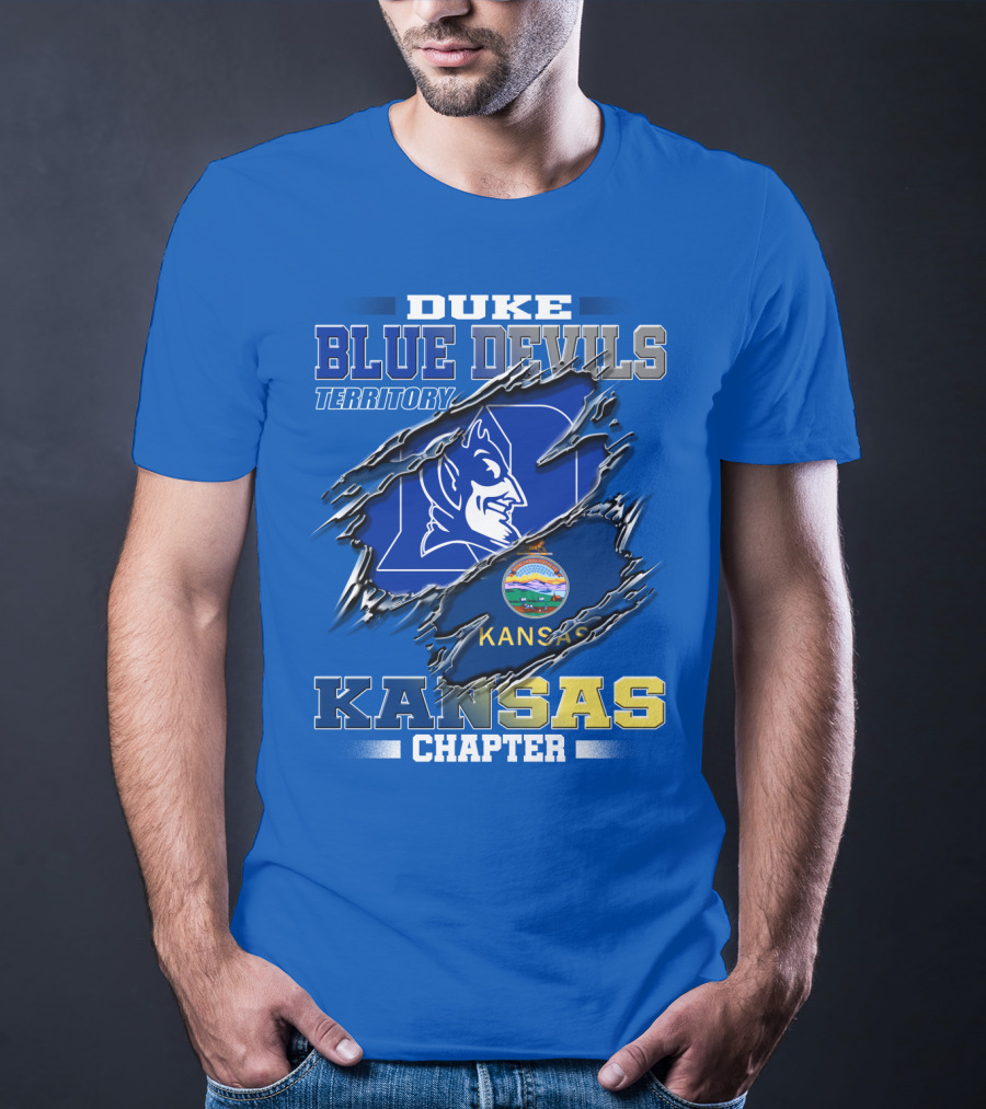 Duke Blue Devils Territory Kansas Chapter T-Shirt