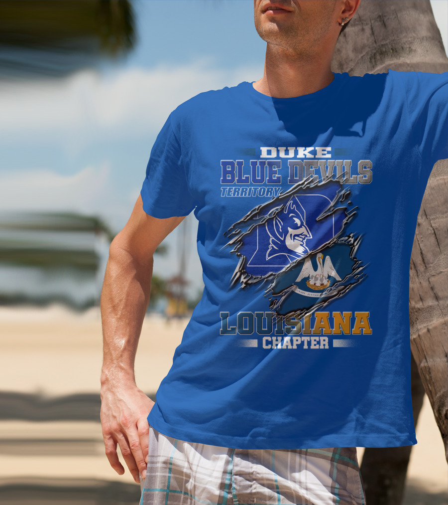 Duke Blue Devils Territory Louisiana Chapter T-Shirt
