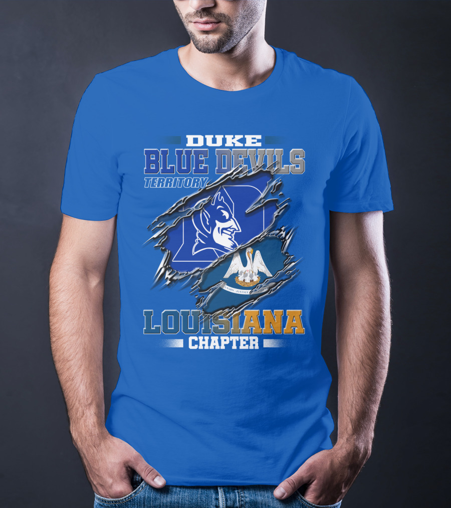 Duke Blue Devils Territory Louisiana Chapter T-Shirt