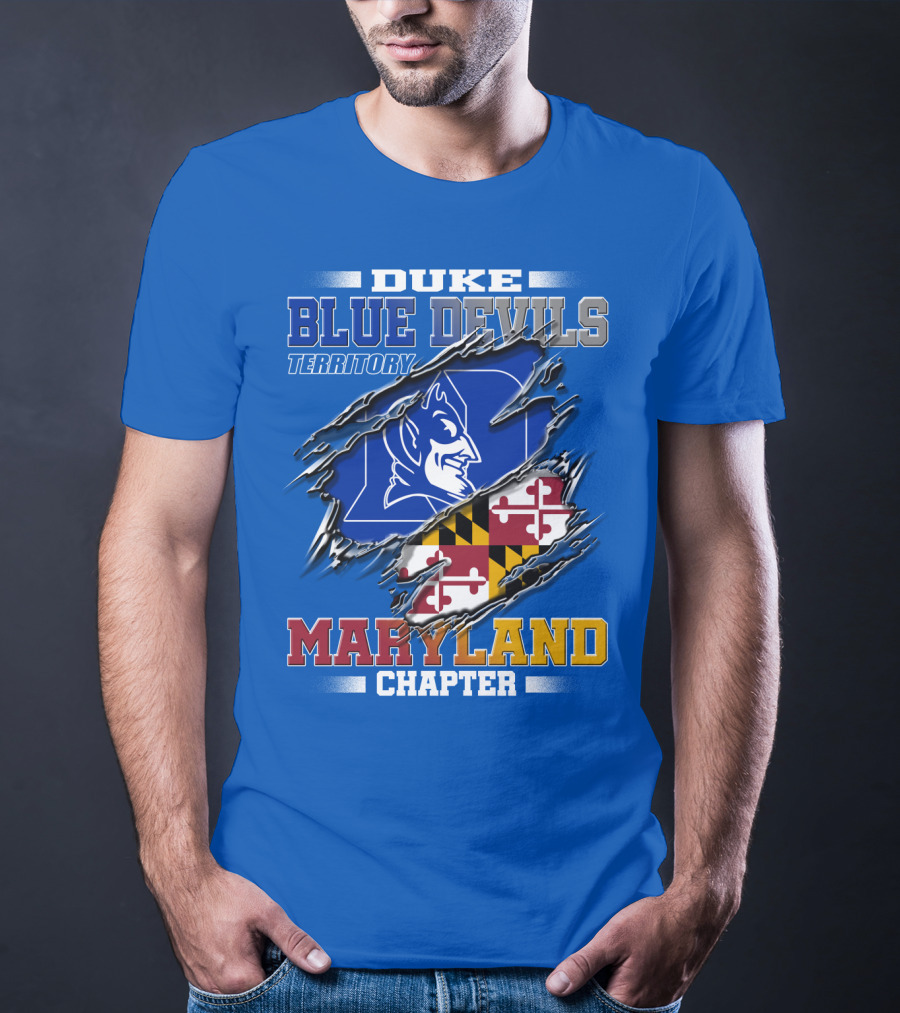 Duke Blue Devils Territory Maryland Chapter T-Shirt