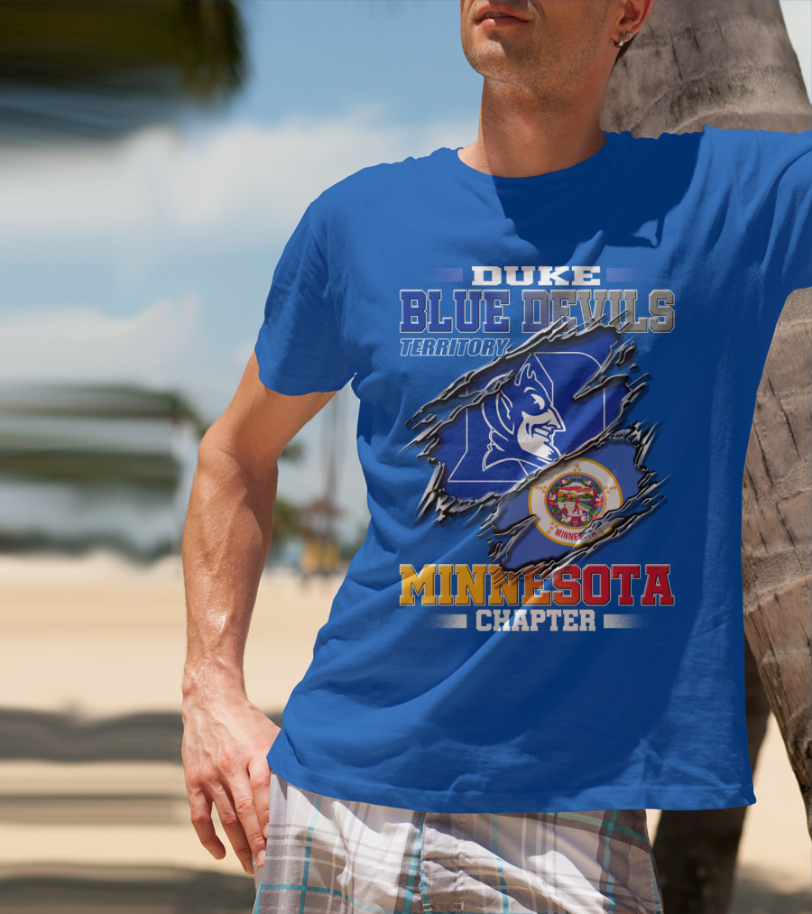 Duke Blue Devils Territory Minnesota Chapter T-Shirt