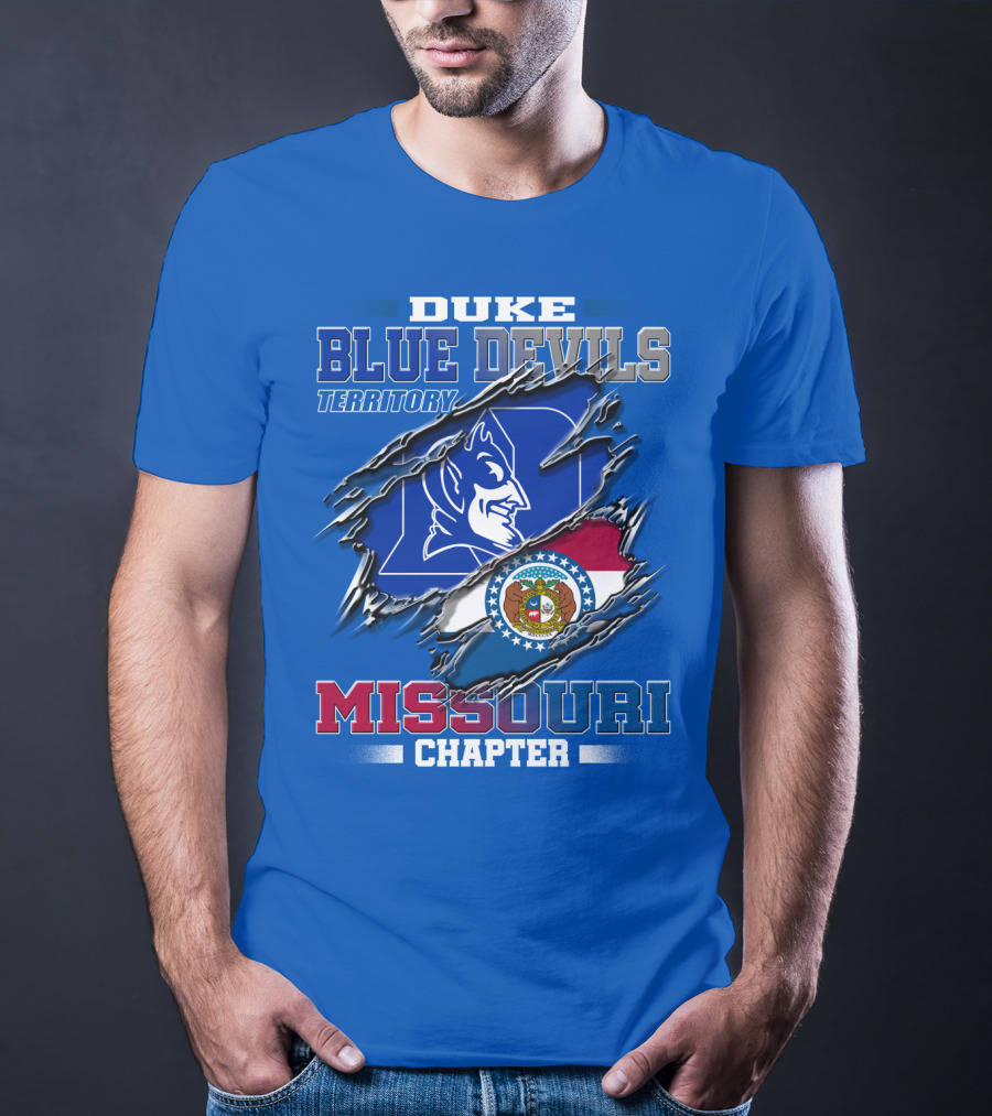 Duke Blue Devils Territory Missouri Chapter T-Shirt