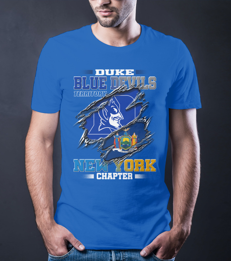 Duke Blue Devils Territory New York Chapter T-Shirt