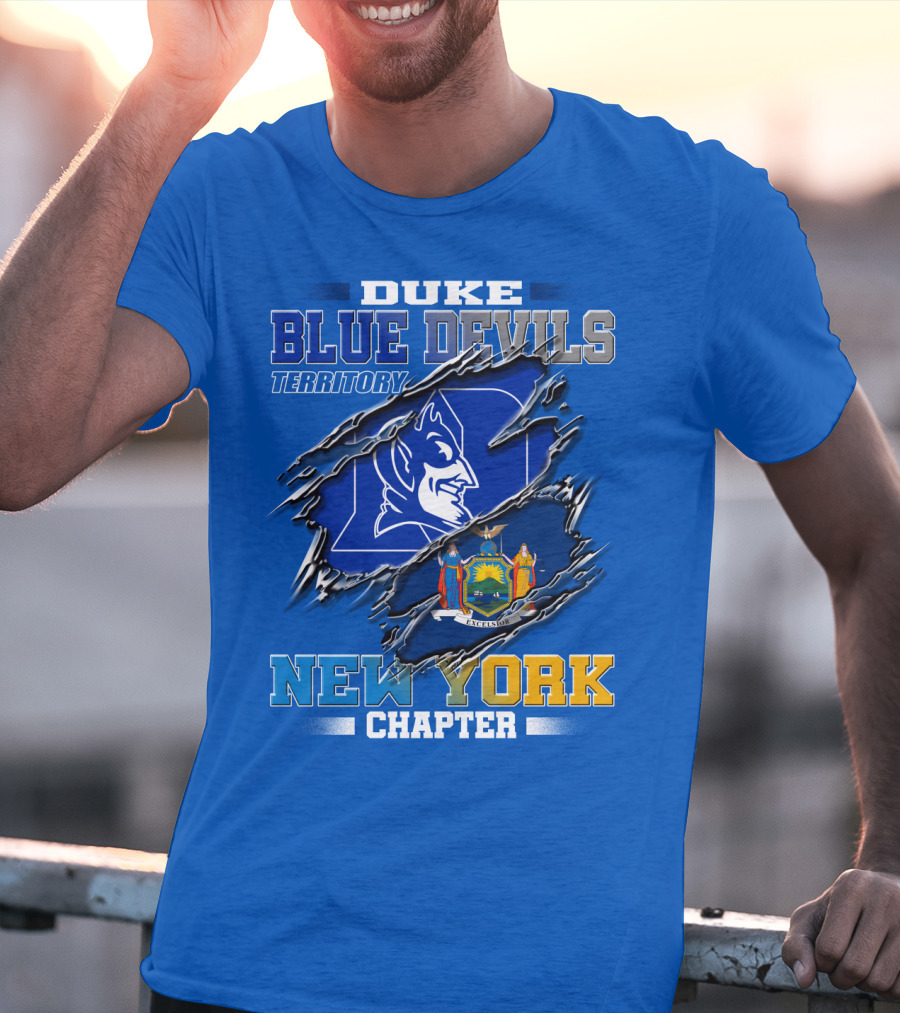 Duke Blue Devils Territory New York Chapter T-Shirt