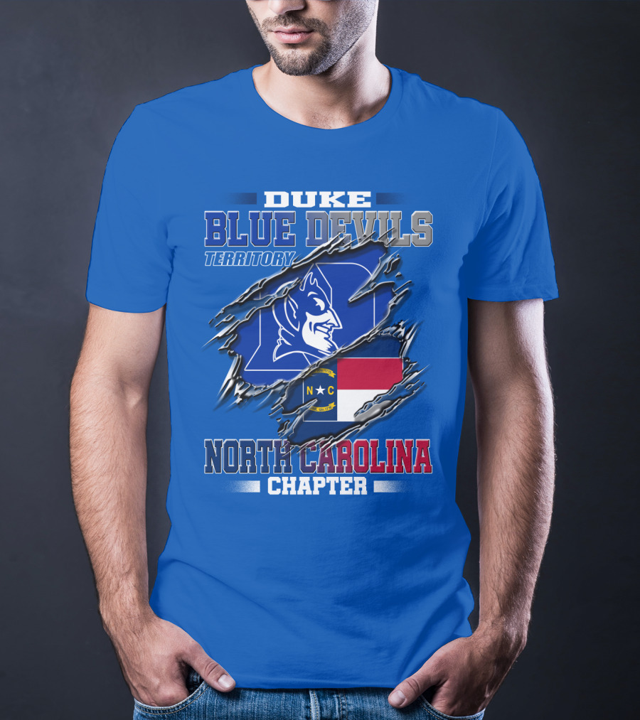 Duke Blue Devils Territory North Carolina Chapter T-Shirt