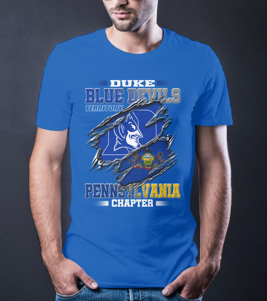 Duke Blue Devils Territory Pennsylvania Chapter T-Shirt