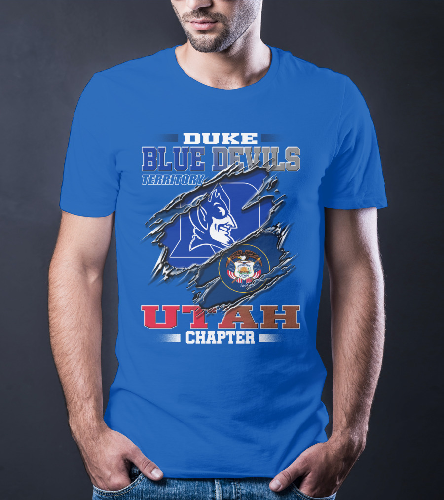Duke Blue Devils Territory Utah Chapter T-Shirt