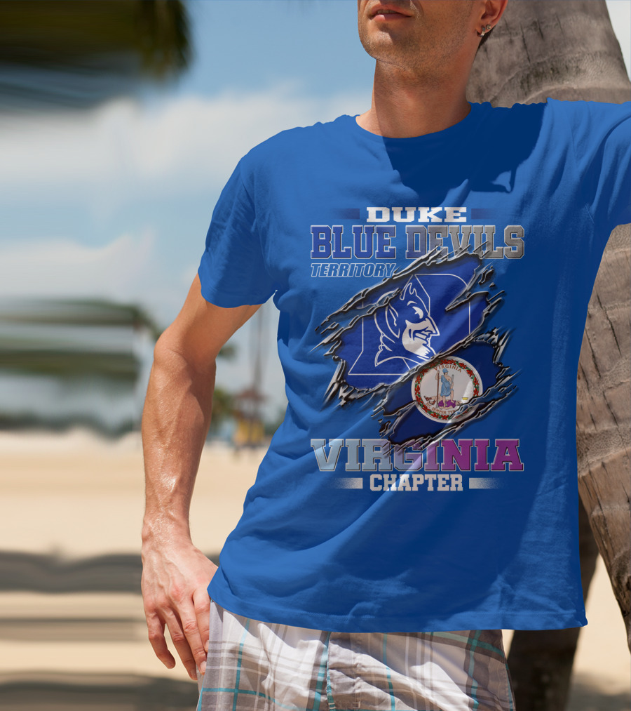 Duke Blue Devils Territory Virginia Chapter T-Shirt