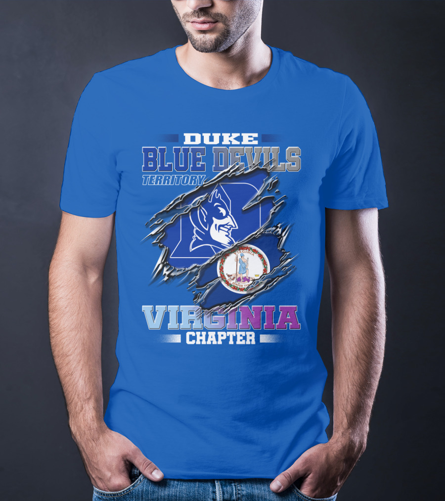 Duke Blue Devils Territory Virginia Chapter T-Shirt