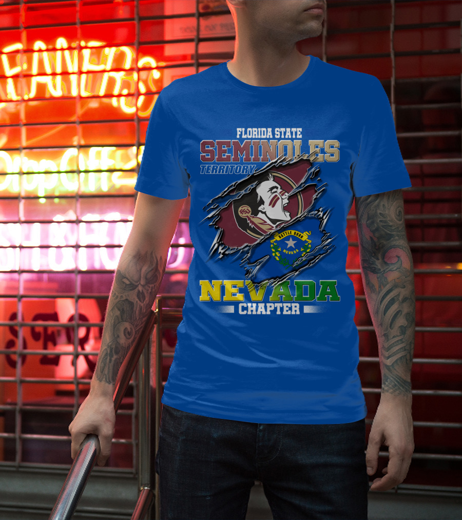 Florida State Seminoles Territory Nevada Chapter Little Honor State T-Shirt