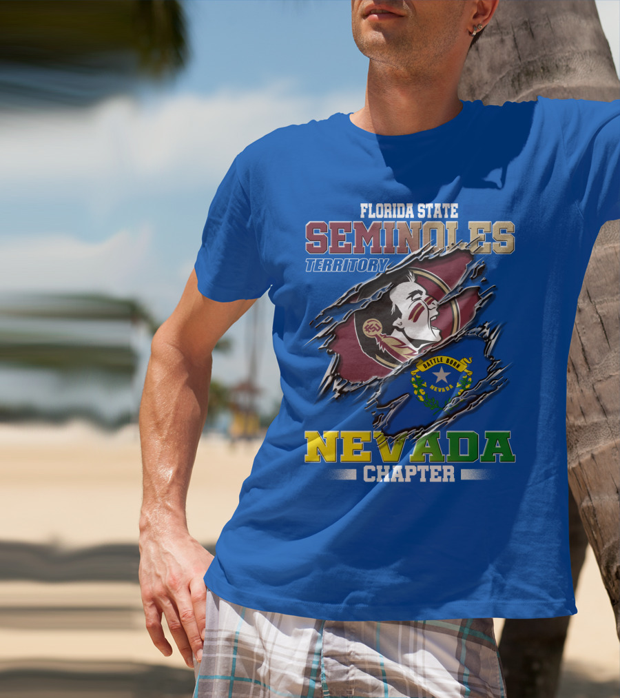 Florida State Seminoles Territory Nevada Chapter Little Honor State T-Shirt