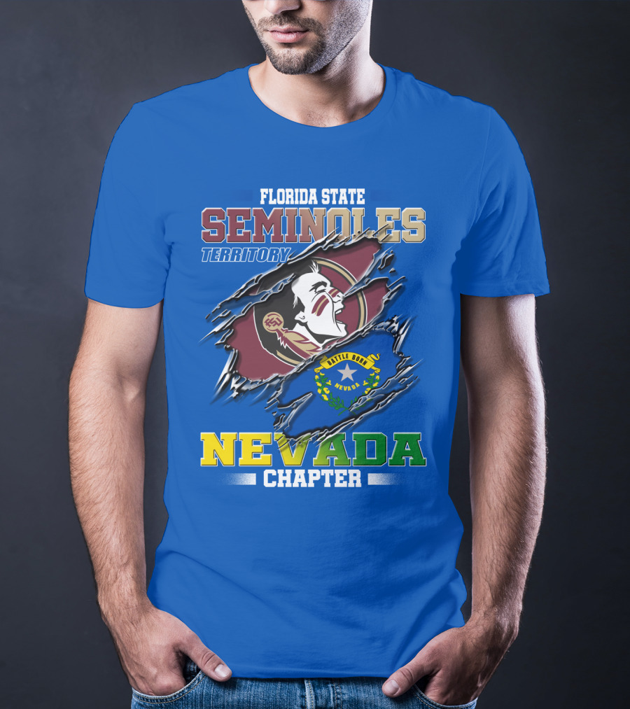 Florida State Seminoles Territory Nevada Chapter Little Honor State T-Shirt