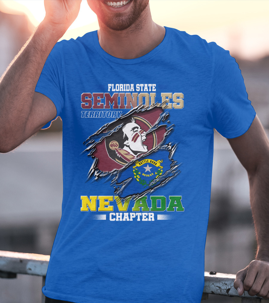 Florida State Seminoles Territory Nevada Chapter Little Honor State T-Shirt