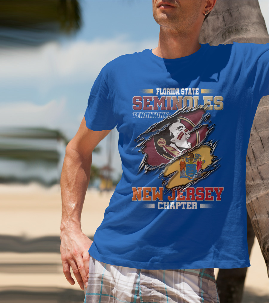 Florida State Seminoles Territory New Jersey Chapter T-Shirt