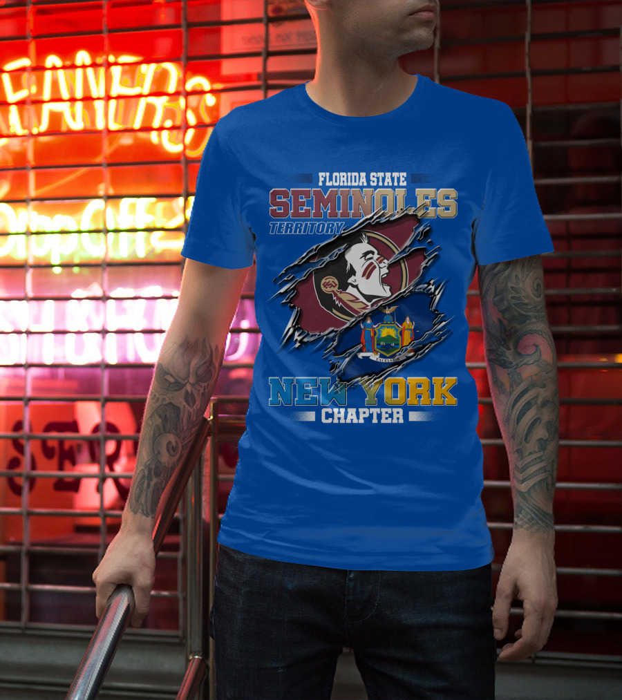 Florida State Seminoles Territory New York Chapter T-Shirt