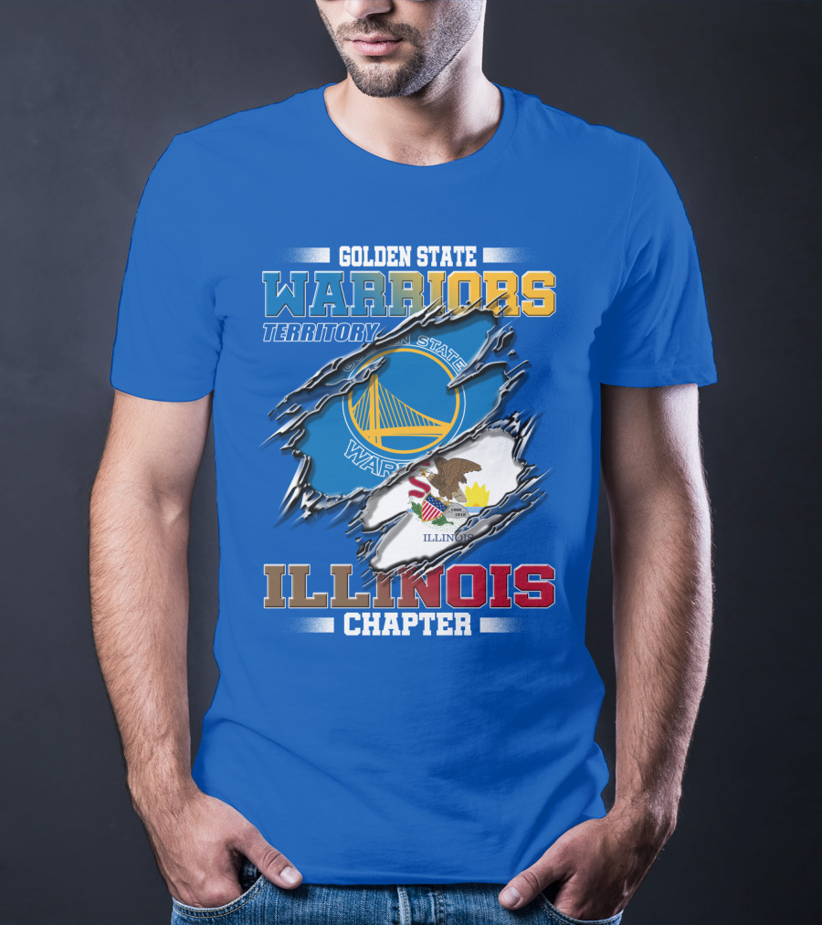 Golden State Warriors Territory Illinois Chapter T-Shirt