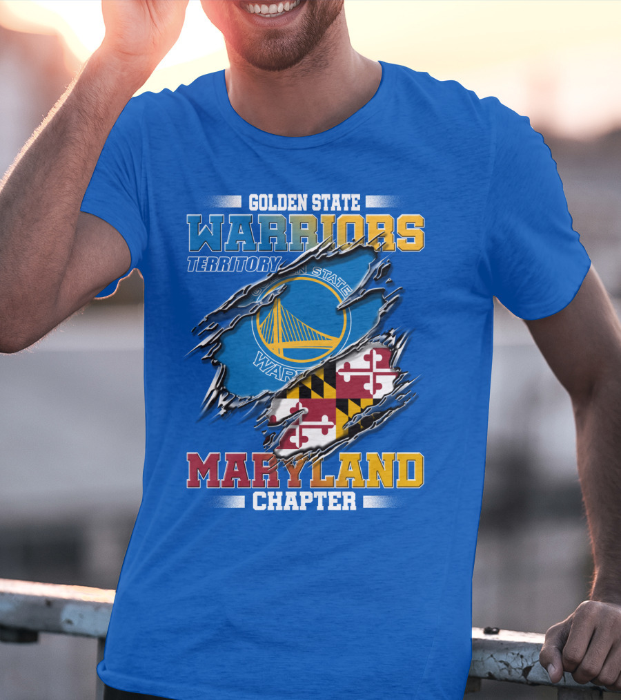 Golden State Warriors Territory Maryland Chapter T-Shirt