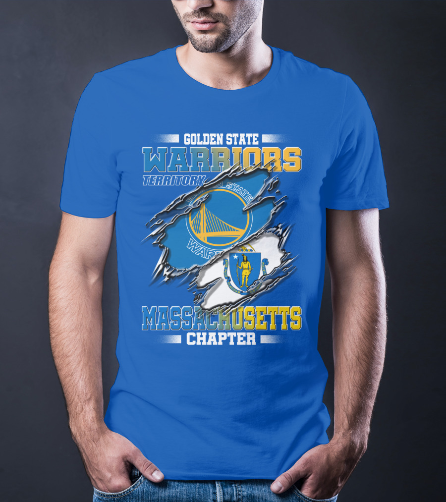 Golden State Warriors Territory Massachusetts Chapter T-Shirt