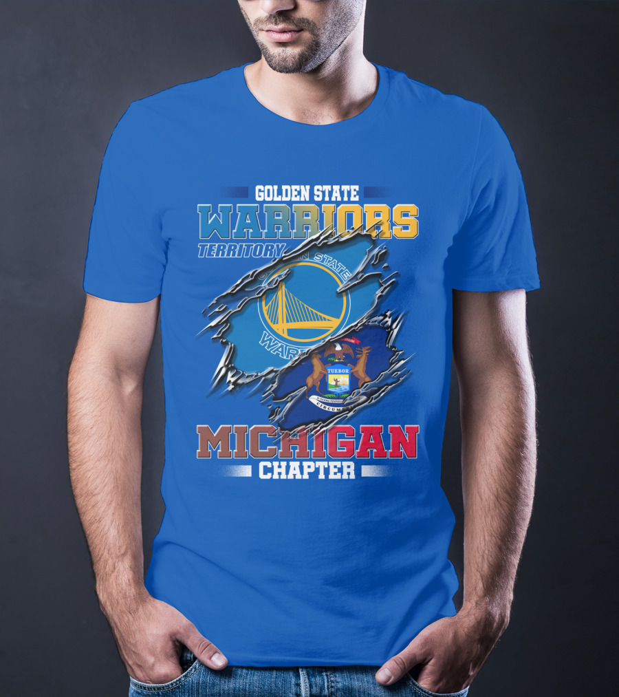 Golden State Warriors Territory Michigan Chapter T-Shirt