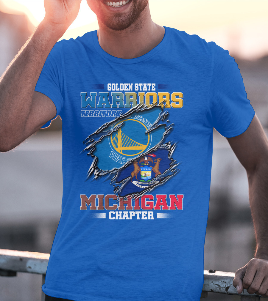 Golden State Warriors Territory Michigan Chapter T-Shirt